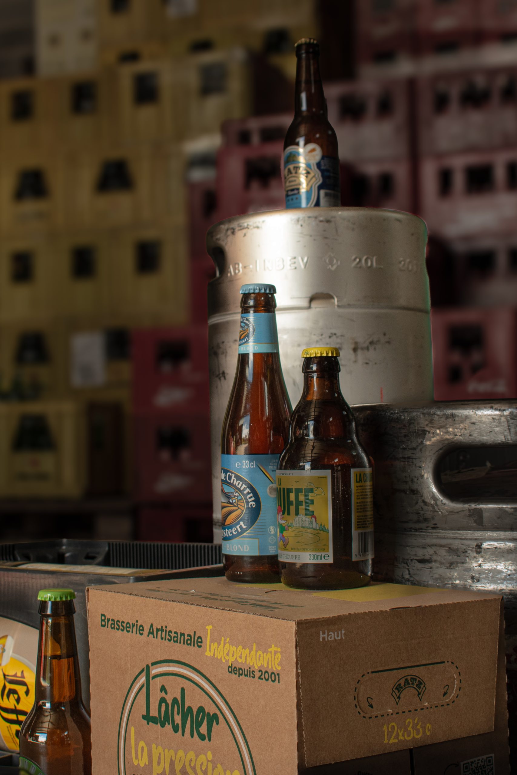 Sélection de bières livrées par Fresquet Boissons pour cafés et restaurants du Lot