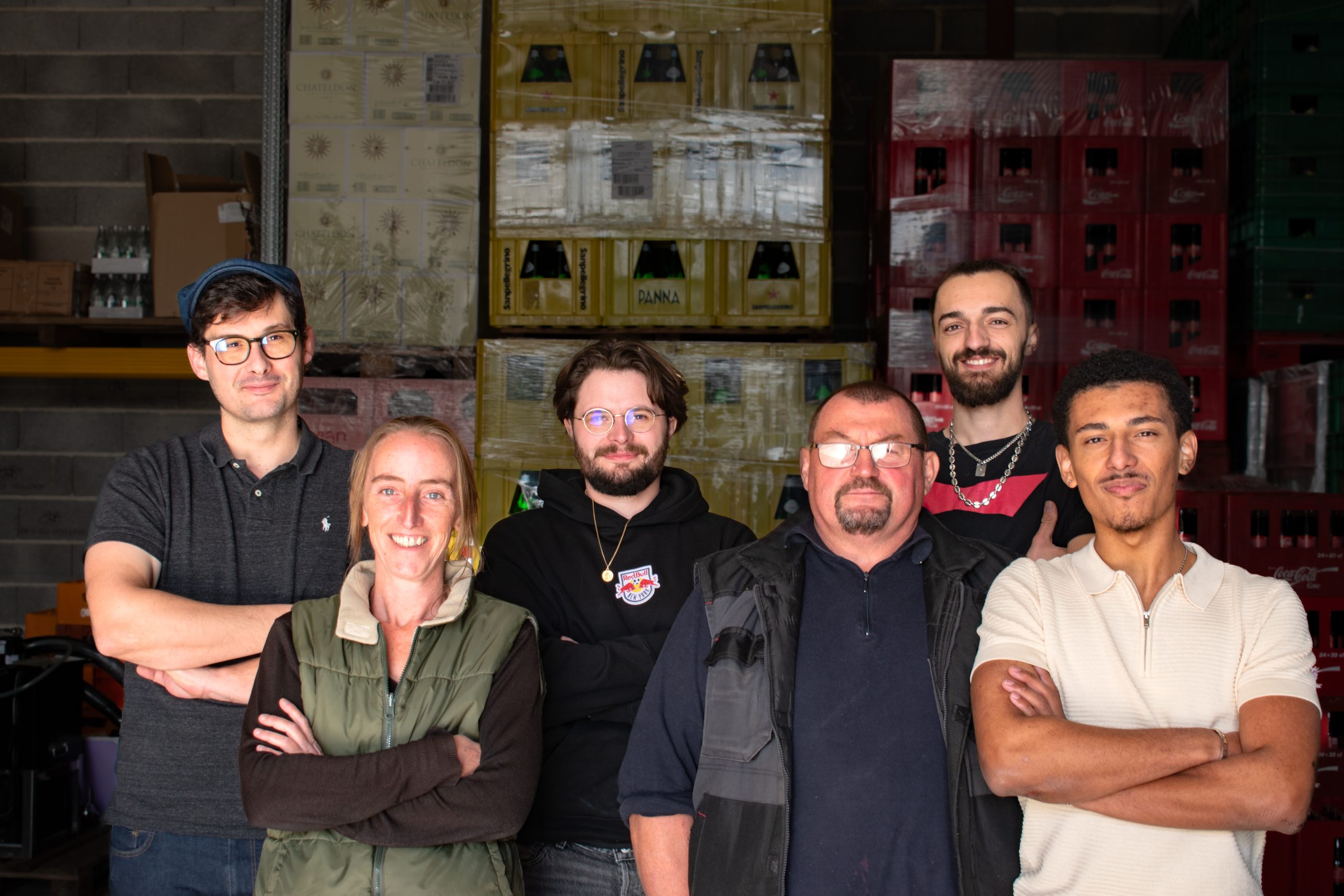 L'Equipe de Fresquet Boissons composé de livreur dans le Lot et la Dordogne