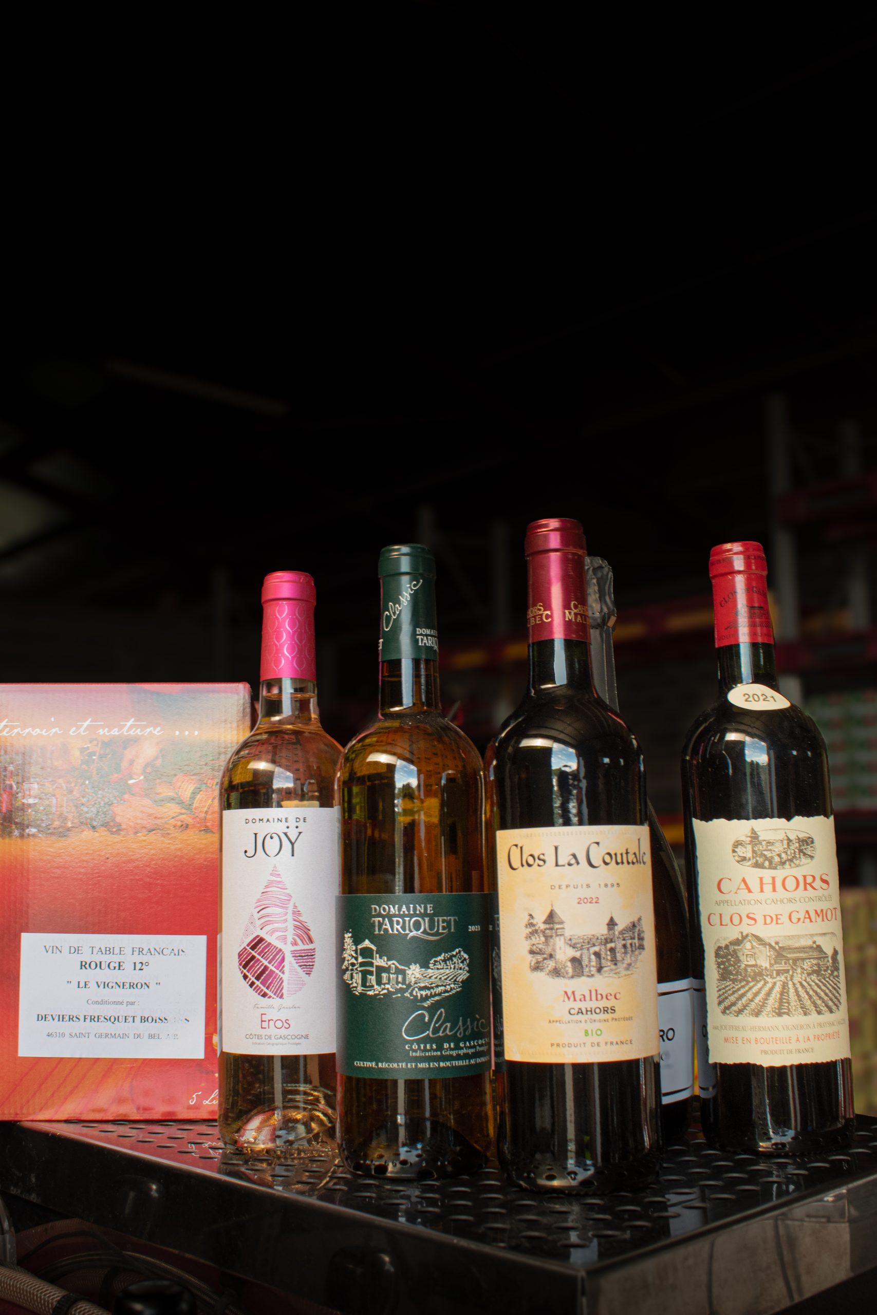 Vins et spiritueux distribués par Fresquet Boissons dans le Lot et la Dordogne
