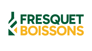 Logo de Fresquet Boissons vert et jaune